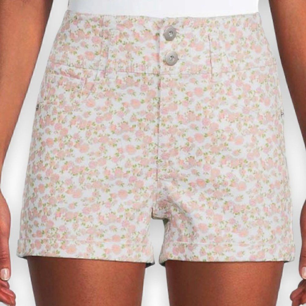 NOBO Floral High Waisted Shorts